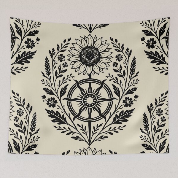 Item preview, Midsummer Wheel Sunflower Pagan Festivals designed and sold by Christine Krahl.