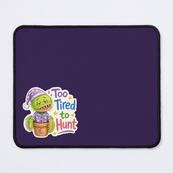 Item preview, Too Tired to Hunt Sleepy Venus Flytrap Sticker designed and sold by YuliaHulia.