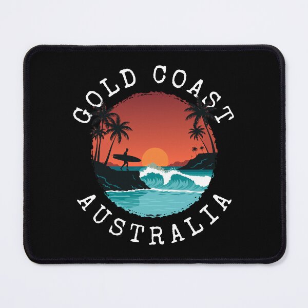 Item preview, Gold Coast - Australia (with White Lettering) designed and sold by VelvetRoom.