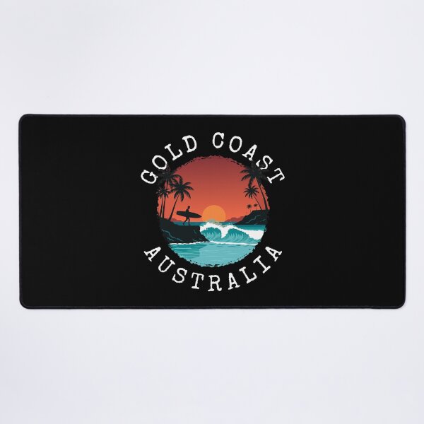 Item preview, Gold Coast - Australia (with White Lettering) designed and sold by VelvetRoom.