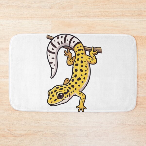 Item preview, Hanging Leopard Gecko Cute Lizard Sticker designed and sold by HoneyBreezeCo.