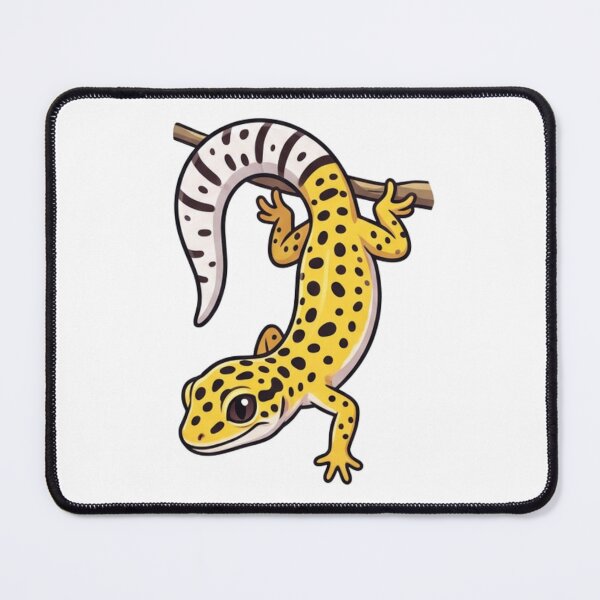 Item preview, Hanging Leopard Gecko Cute Lizard Sticker designed and sold by HoneyBreezeCo.