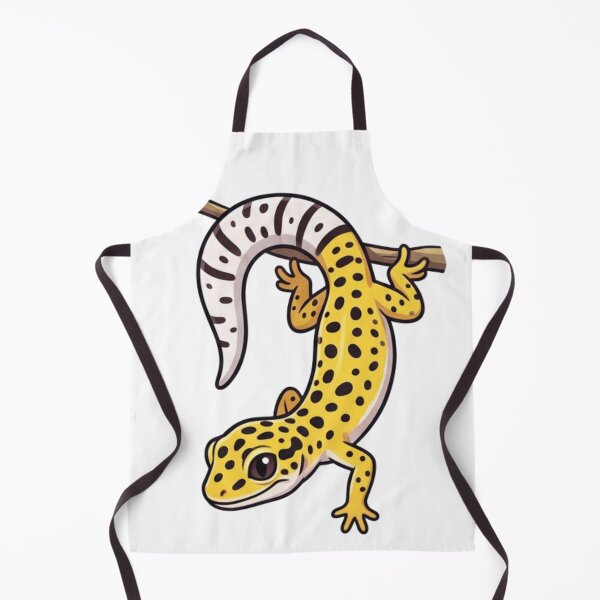 Item preview, Hanging Leopard Gecko Cute Lizard Sticker designed and sold by HoneyBreezeCo.