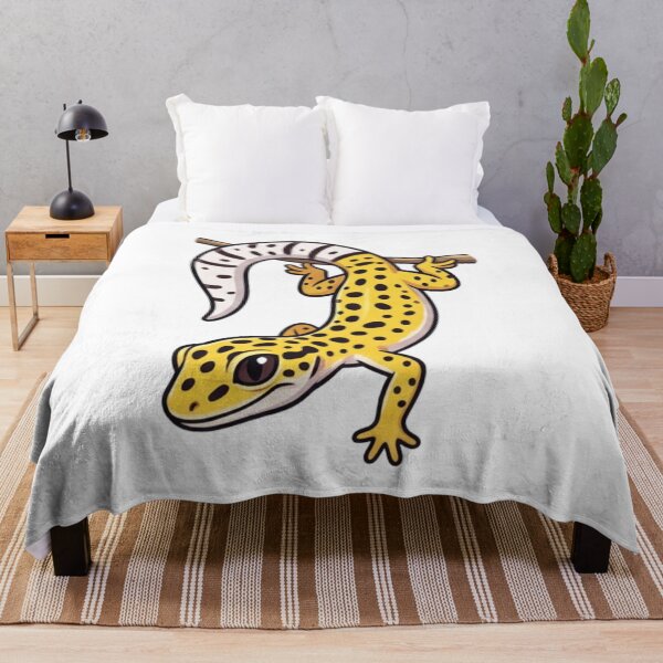 Item preview, Hanging Leopard Gecko Cute Lizard Sticker designed and sold by HoneyBreezeCo.
