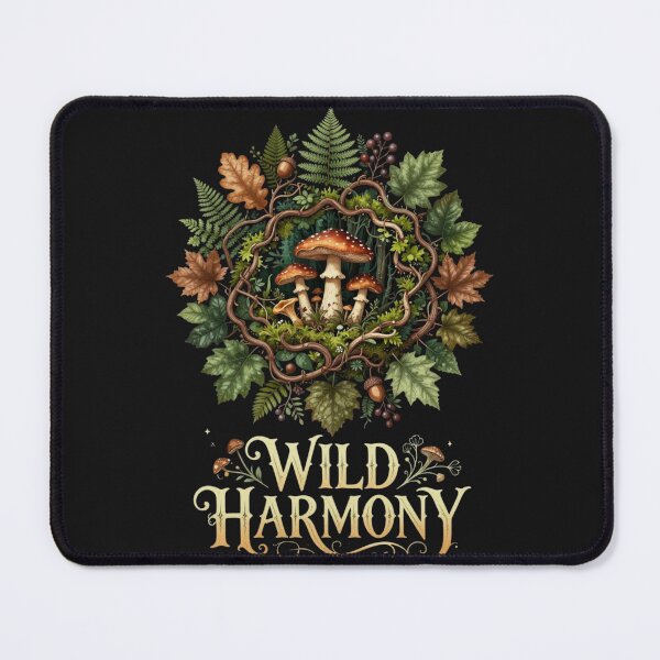 Item preview, Wild Harmony Mushroom Mandala Forest designed and sold by GoGreenlove.