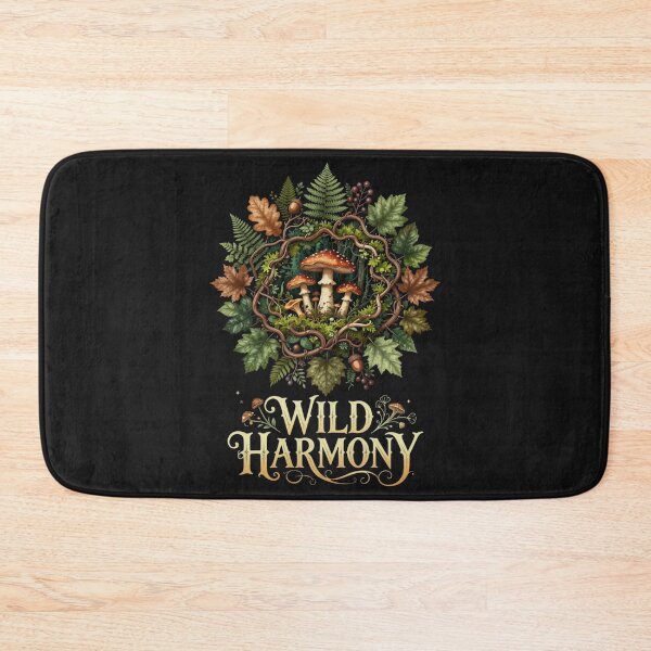 Item preview, Wild Harmony Mushroom Mandala Forest designed and sold by GoGreenlove.