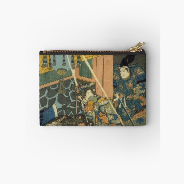 Item preview, Vintage Japanese Yokai Ukiyo-e: Samurai Legend and the Oni Demon of Suzuka designed and sold by vekotpu.