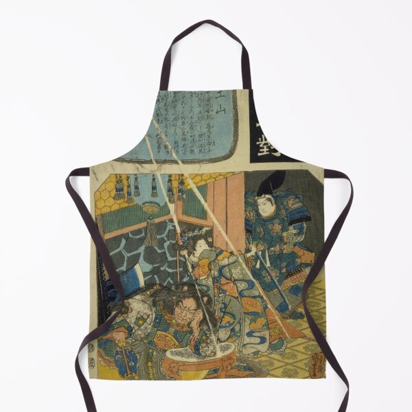Item preview, Vintage Japanese Yokai Ukiyo-e: Samurai Legend and the Oni Demon of Suzuka designed and sold by vekotpu.