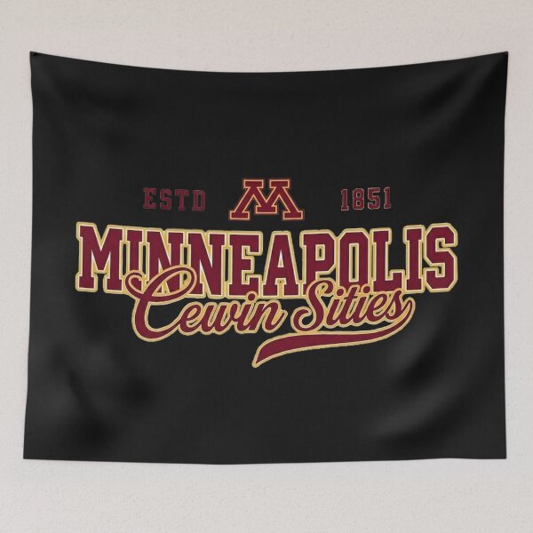 Item preview, Minneapolis Twin Cities - Vintage Academic Varsity Skyline designed and sold by The True American.