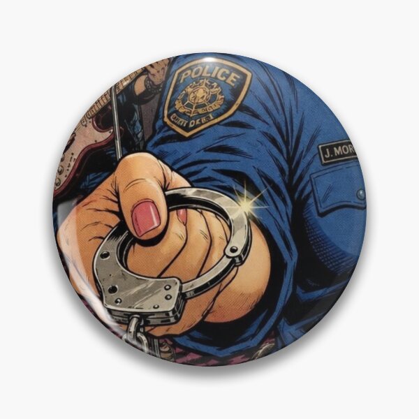 Item preview, You're under arrest | Cómic Retro y Emociones designed and sold by reflejoentinta.