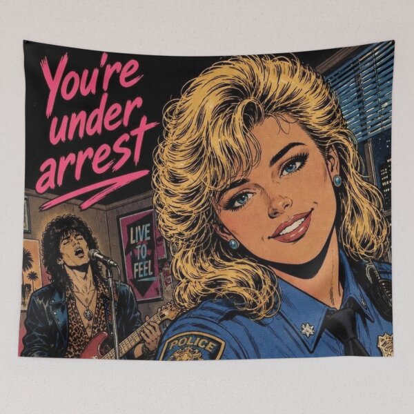 Item preview, You're under arrest | Cómic Retro y Emociones designed and sold by reflejoentinta.