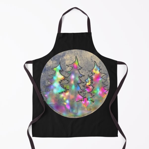 Item preview, Forest with fluorescent fir trees designed and sold by creaphyl28.