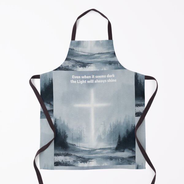 Item preview, Even when it seems dark the Light will always shine Jesus is the light of the world Dark landscape Moody art image designed and sold by FTLOG.