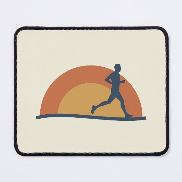 Item preview, Sunrise Runner – Minimal Early Morning Running Sticker designed and sold by Morning-Miles-Co.
