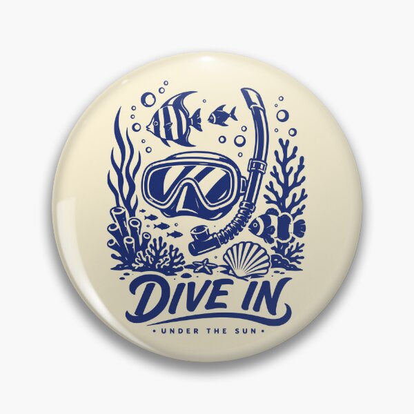 Item preview, Vintage Dive In Under The Sun designed and sold by 89shirts.