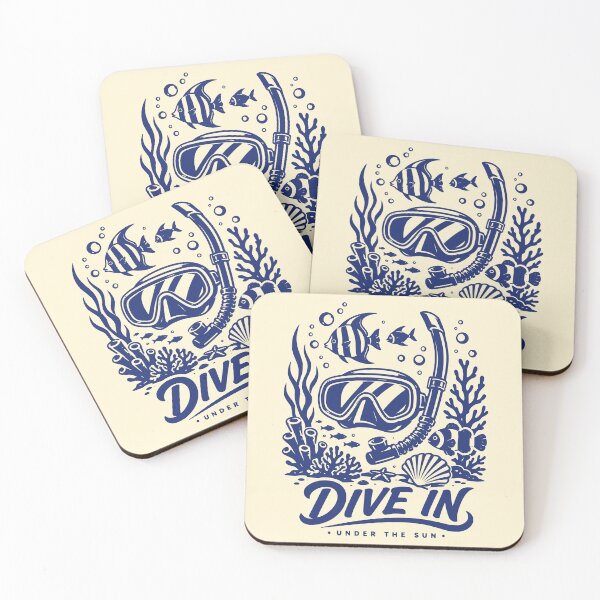 Item preview, Vintage Dive In Under The Sun designed and sold by 89shirts.