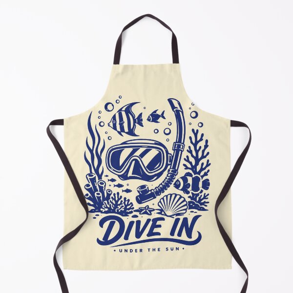 Item preview, Vintage Dive In Under The Sun designed and sold by 89shirts.