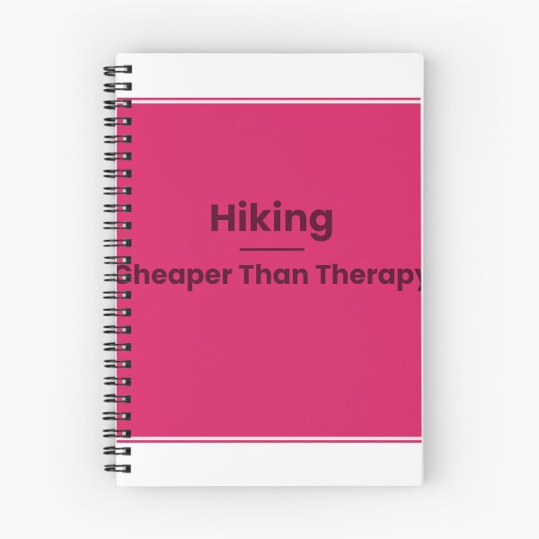 Item preview, Hiking Cheaper Than Therapy - Hobby Gift | Shirt Mug Sticker Tote designed and sold by HeartAndScrubs.