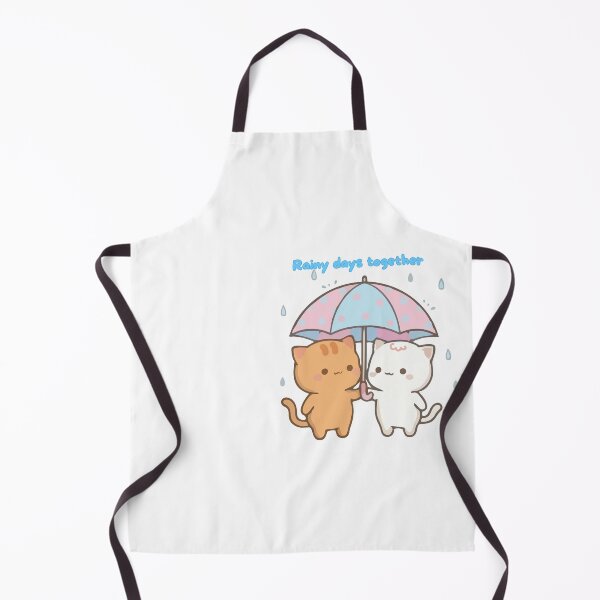 Item preview, Rainy Days Together – Cute Cats with Umbrella Design designed and sold by AARA DESIGNS.