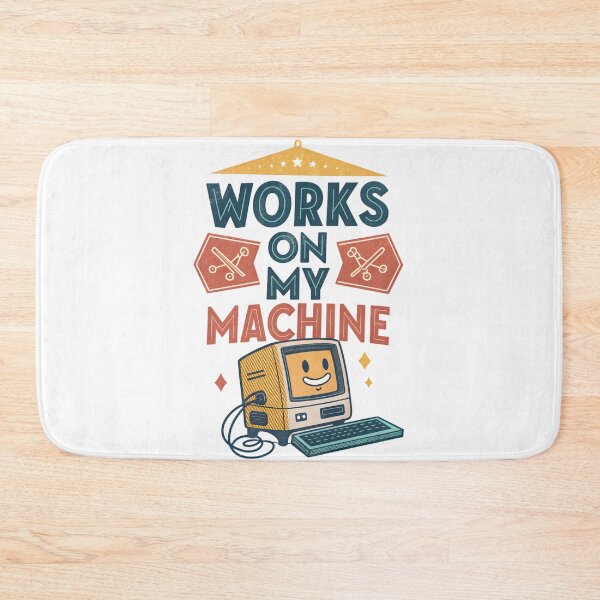 Item preview, Works On My Machine Funny Programmer Coder Gift designed and sold by MintedArts.