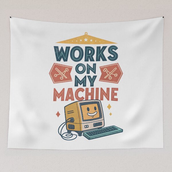 Item preview, Works On My Machine Funny Programmer Coder Gift designed and sold by MintedArts.