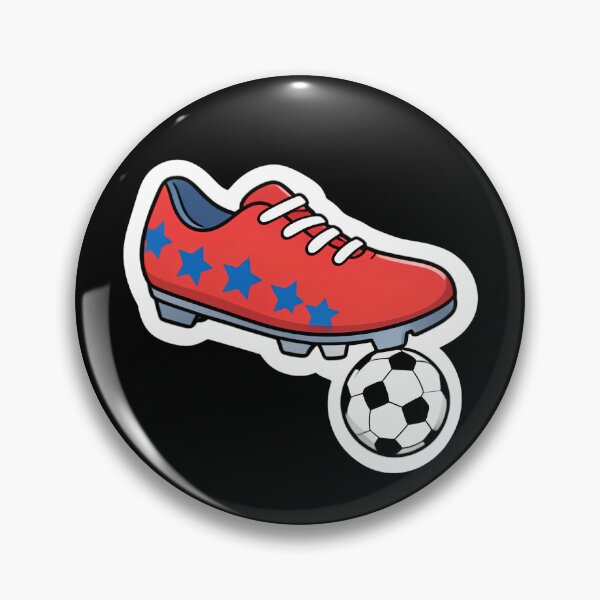 Item preview, Star-Spangled Soccer Cleat Fan Sticker designed and sold by M.Store.