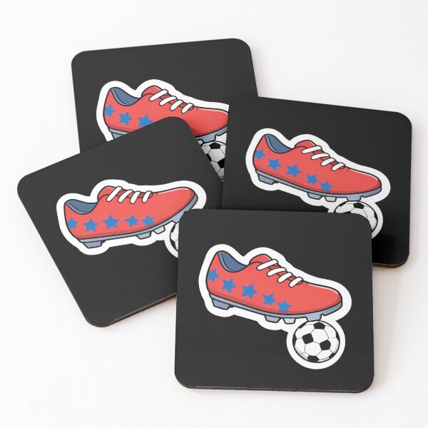 Item preview, Star-Spangled Soccer Cleat Fan Sticker designed and sold by M.Store.