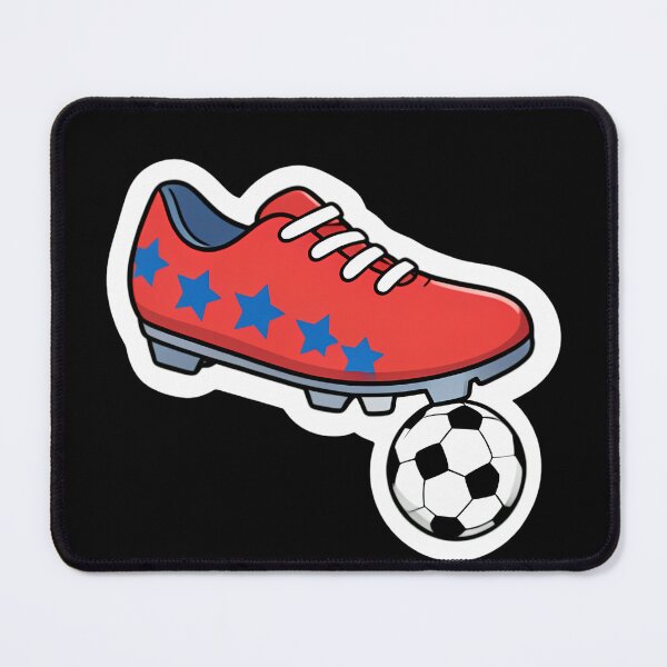 Item preview, Star-Spangled Soccer Cleat Fan Sticker designed and sold by M.Store.