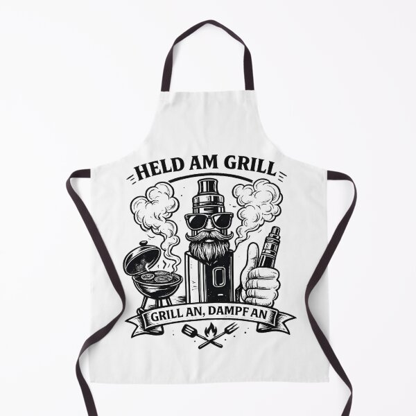 Item preview, Grill On, Steam On – Funny Vape BBQ Design designed and sold by House of Taste Vape Designs.