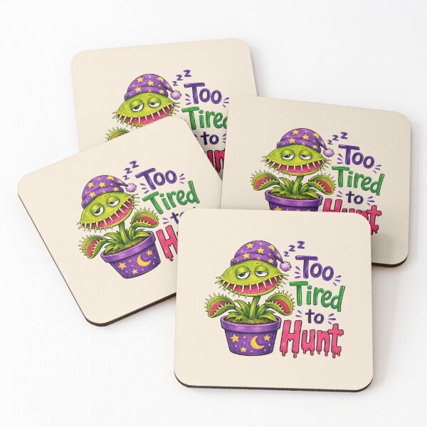 Item preview, Too Tired to Hunt Sleepy Venus Flytrap designed and sold by YuliaHulia.