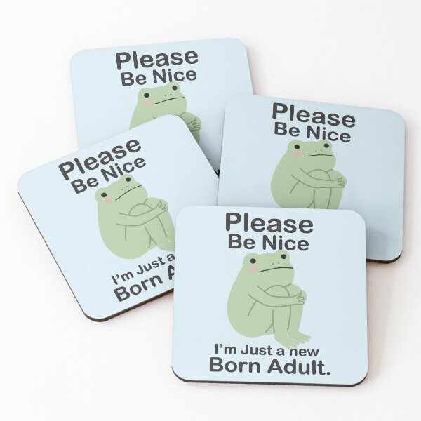 Item preview, Please Be Nice I'm A New Born Adult Frog designed and sold by BrownHorse90s.