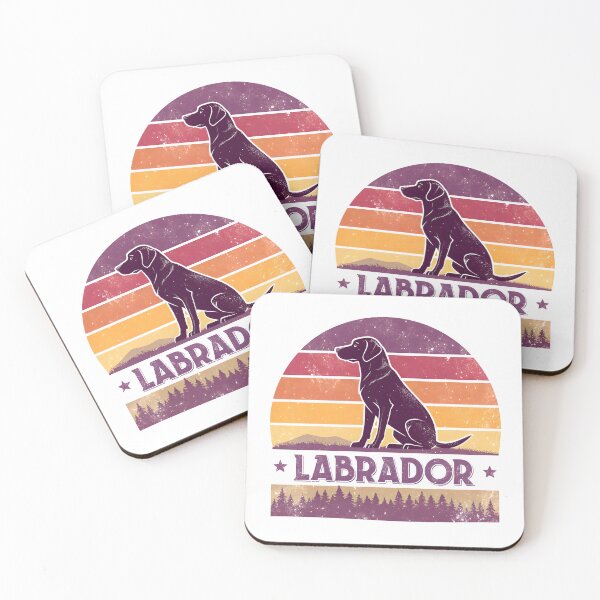 Item preview, Retro Sunset Labrador Vintage Lab Dog Gift designed and sold by MintedArts.