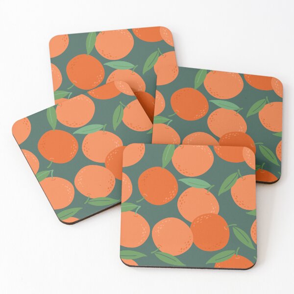 Item preview, Oranges or tangerines fruit seamless pattern designed and sold by CHERRY--SHOP.