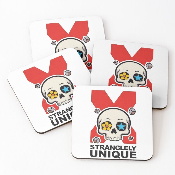 Item preview, Strangely Unique Skull Sticker Flower Star Eyes designed and sold by octozap.