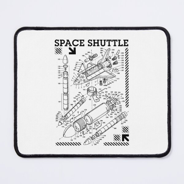 Item preview, Space Shuttle Spacecraft Rocket Science Diagram Aerospace designed and sold by GrandeDuc.