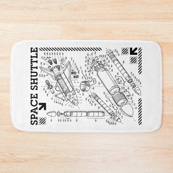 Item preview, Space Shuttle Spacecraft Rocket Science Diagram Aerospace designed and sold by GrandeDuc.
