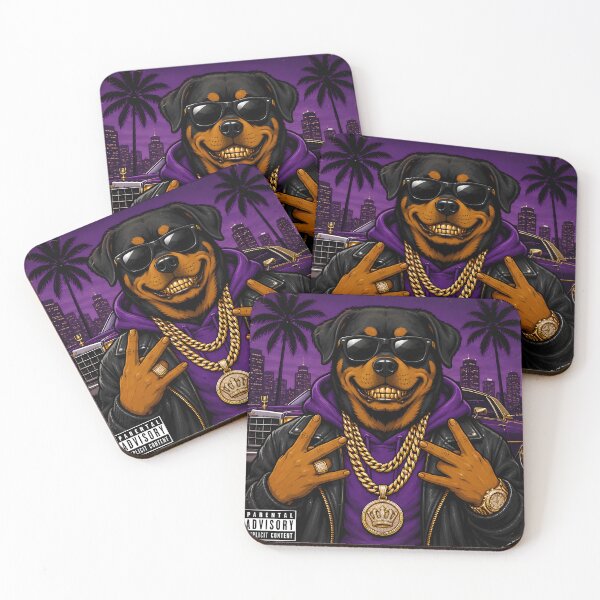 Item preview, Dog Hip-Hop Album Cover designed and sold by TopBananaInk - Digital & Print Design.