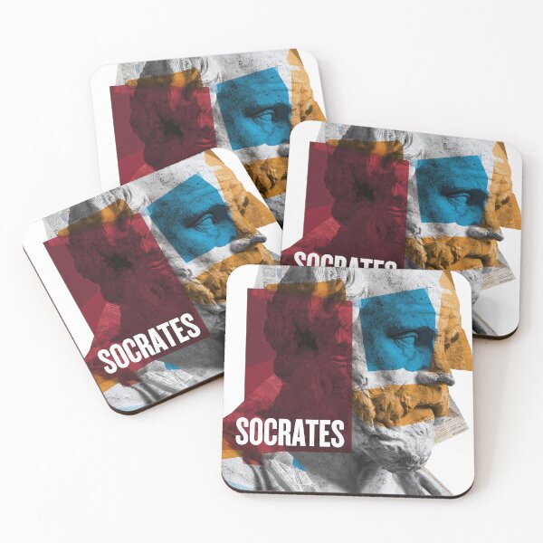 Item preview, Socrates Greek Philosopher Contemporary Collage Art designed and sold by OzzFrequency.