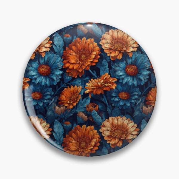 Item preview, Ornamental Daisy Texture  - Birthday Flower Pattern   - Best Friend Gifts designed and sold by RoyalStarsPatts.