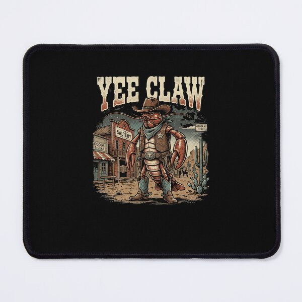 Item preview, YEE CLAW Cowboy crawfish Western Sheriff Pun designed and sold by snowry.