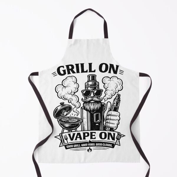 Item preview, Grill On, Vape On – Funny BBQ Vape Design designed and sold by House of Taste Vape Designs.