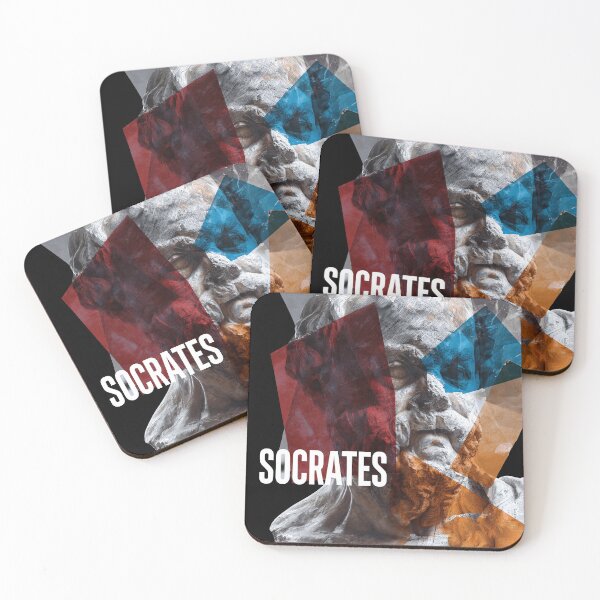 Item preview, Socrates Greek Philosopher Contemporary Collage Art designed and sold by OzzFrequency.