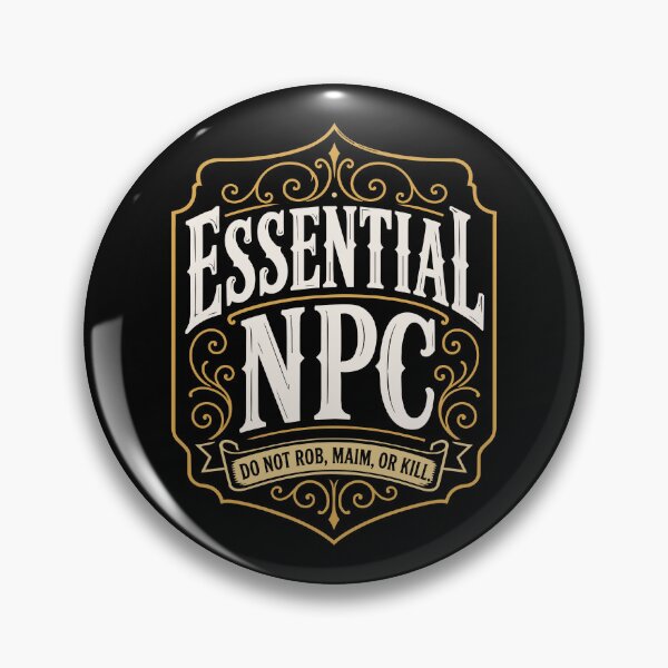Item preview, Essential NPC Do Not Rob or Maim Funny RPG designed and sold by pixeptional.
