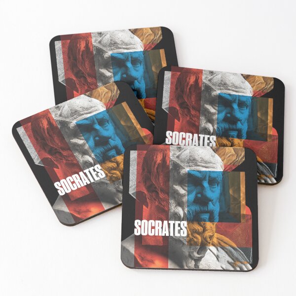Item preview, Socrates Greek Philosopher Contemporary Collage Art designed and sold by OzzFrequency.
