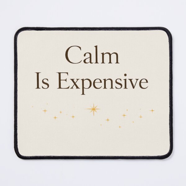 Item preview, Calm Is Expensive — Quiet Luxury Typography designed and sold by BeaVibes.