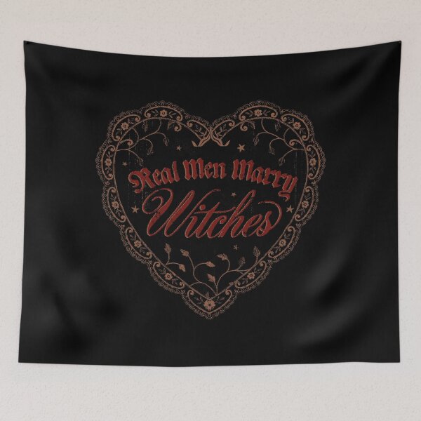 Item preview, Real Men Marry Witches designed and sold by creeptee.