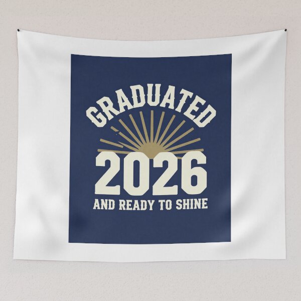 Item preview, GRADUATED 2026 AND READY TO SHINE designed and sold by iAmmAja43.