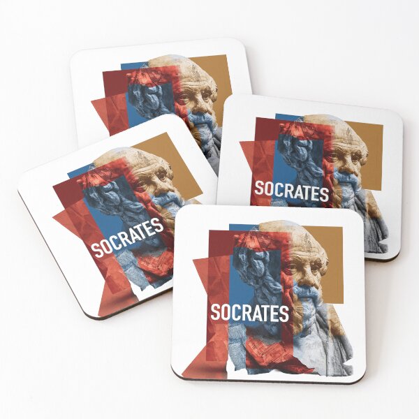 Item preview, Socrates Greek Philosopher Contemporary Collage Art designed and sold by OzzFrequency.