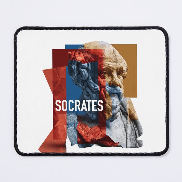 Item preview, Socrates Greek Philosopher Contemporary Collage Art designed and sold by OzzFrequency.