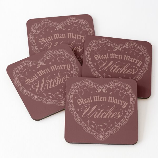 Item preview, Real Men Marry Witches Red designed and sold by creeptee.